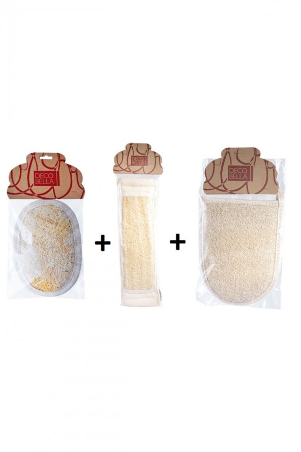 Kabak Organik Banyo Lif Seti Organic Bath Fiber ürün görseli 1