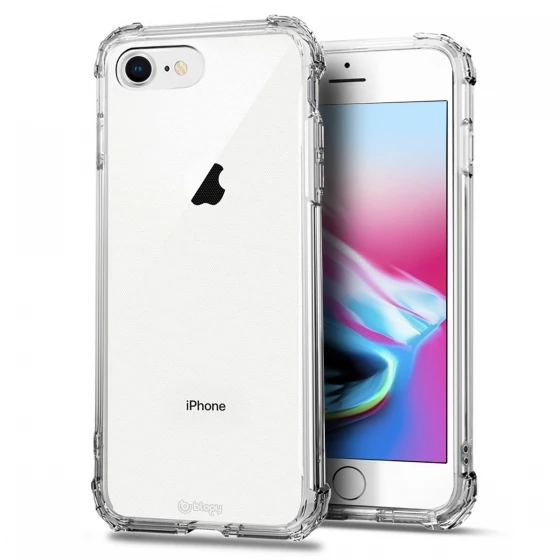 Blogy iPhone 8 / 7 ile Uyumlu Crystal Fit Kılıf Crystal Clear ürün görseli 1