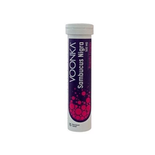 Voonka Sambucus Nigra Propolis Complex Kara Mürver 15 Efervesan Tablet ürün görseli 1