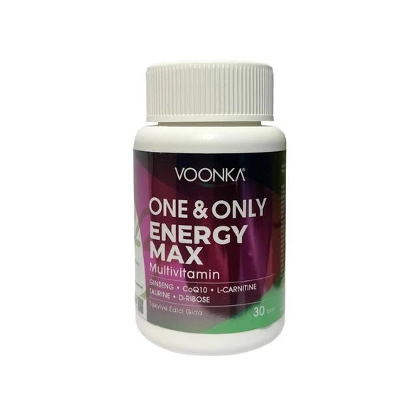 Voonka One and Only Energy Max 30 Tablet ürün görseli 1
