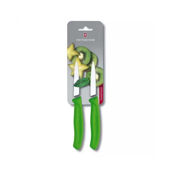 Victorinox Inox 6.7636.l114b Swissclassic 8cm Tırtıklı Soyma Bıçağı (blisterli) ürün görseli 1