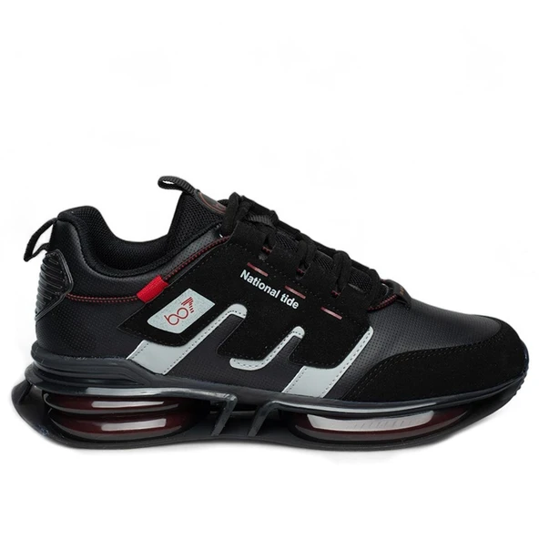 Best Of 622-24 National Tide Erkek Sneaker Siyah Beyaz ürün görseli 1