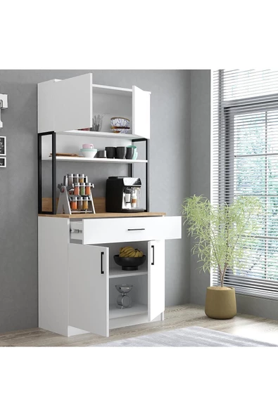 Roewood 2 Kapaklı Kahve Köşesi Ahşap - Resim 2