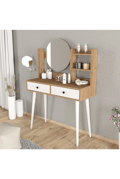 Roewood Efsane Makyaj Masası Ahşap - Resim 2