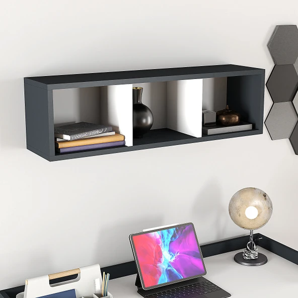 Roewood Duvar Rafı Kitaplık - Resim 2
