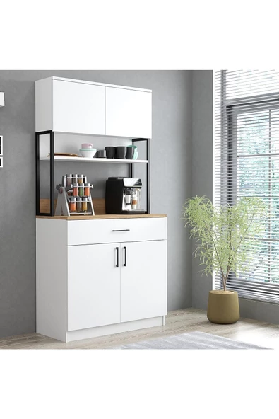 Roewood 2 Kapaklı Kahve Köşesi Ahşap - Resim 3