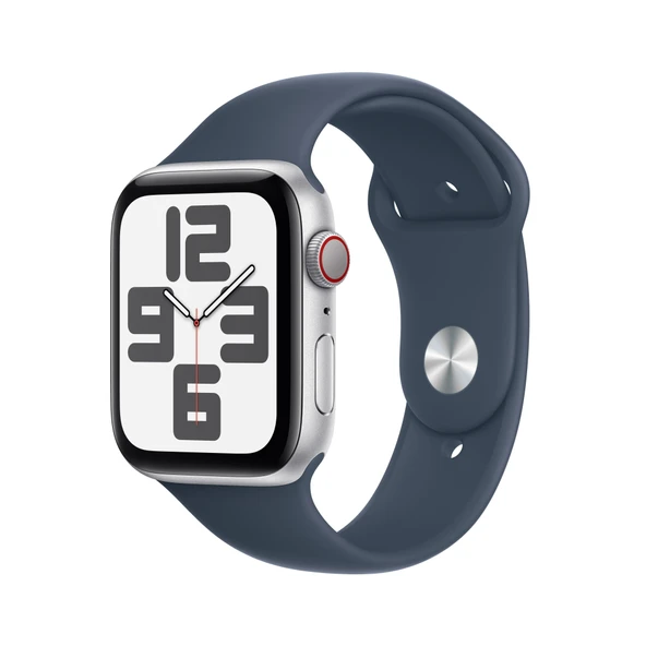 Apple Watch Se (Gen 2 ) 44 mm  Silver Al    S Blue  M/L Cel Akıllı Saat (Apple Türkiye Garantili) ürün görseli 1