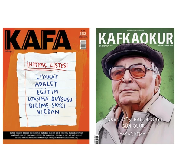 Kafa Dergi + Kafkaokur Dergi Yıllık Abonelik ürün görseli 1