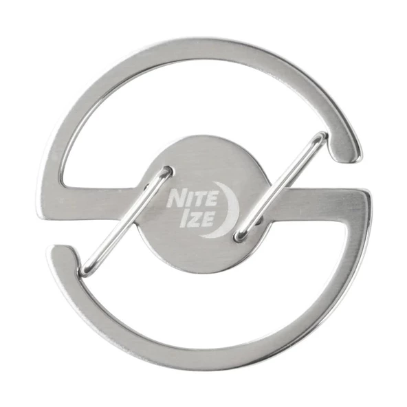 Nite Ize Medallion Krom Karabina Anahtarlık ürün görseli 1