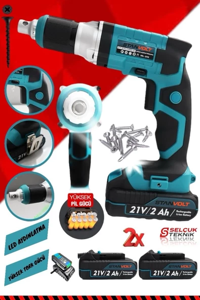 Metal Şanzıman Otomatik Alçıpan Vidalama Hızlı Şarjlı Alçıpan Vidalama ürün görseli 1