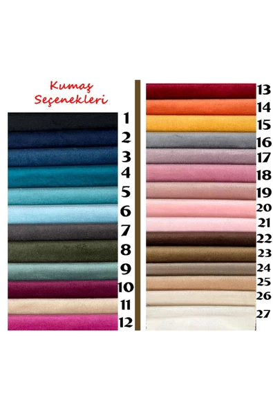 Evim-E Aksesuar Sandıklı Pufu-80cm-Kumaş- - Resim 4