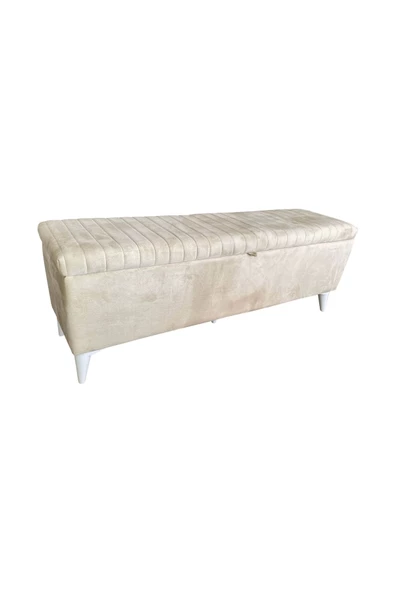 Evim-E Aksesuar Sandıklı Puf(bench)-ayakucu Pufu- 150 Cm-pedli Döşeme-tek Parça ürün görseli 1