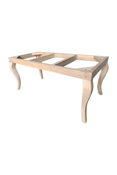 Evim-E Aksesuar 40*100 Cm Avangarde 4 Ayaklı Ahşap Puf(bench) Hâm&cilasız ürün görseli 1