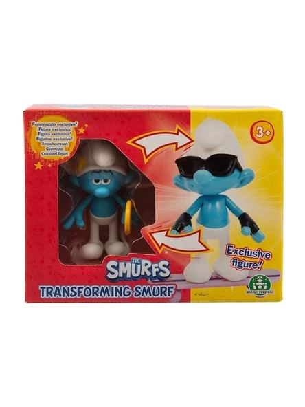 Şirinler Dönüşen Figürler - Süslü Şirin 10 cm ürün görseli 1