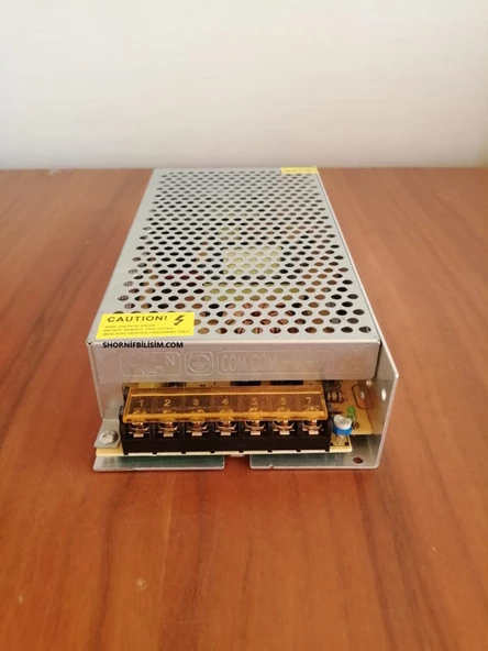 Mervesan MRW-120-12 12 Volt 10 Amper Metal Kasa Adaptör Kamera Adaptörü ürün görseli 1