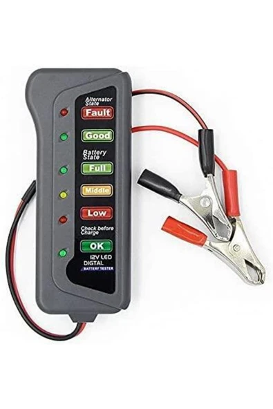 Akü Test Cihazı 12v Batarya Test Akü Ölçme ürün görseli 1