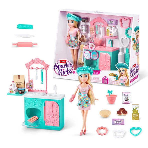 Giochi Preziosi Zuru Sparkle Girlz 27Cm Aşçı Bebek 100183-Pak02000 ürün görseli 1
