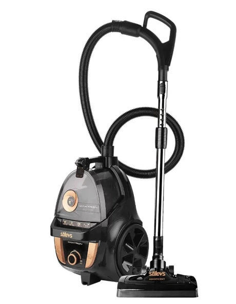 Stilevs Maxtron Premium 800 W Toz Torbasız Elektrikli Süpürge Siyah-Rose ürün görseli 1