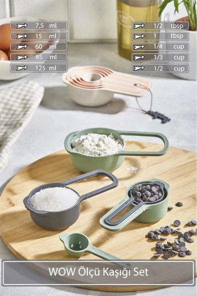 Wow Ölçü Kaşığı Set -yeşil ürün görseli 1