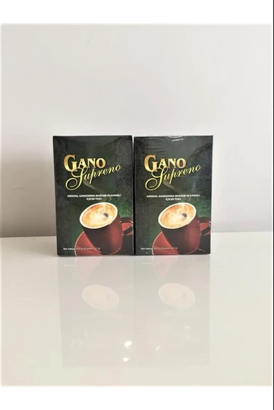 Gano Supreno Ginseng, Ganoderma Mantarı ve Kahveli İçecek 2'li Paket ürün görseli 1