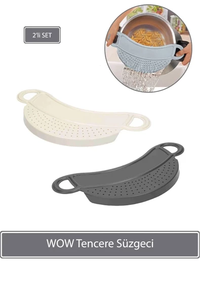 Tencere Süzgeci - 2li Set - Resim 2