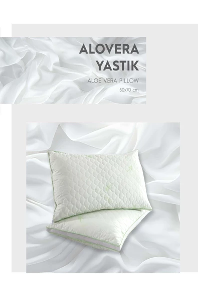 Alovera Mikrofiber Yastık 50x70 Cm Beyaz ürün görseli 1