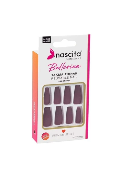 Nascita 24'lü Ballerina Renkli Takma Tırnak - 154 ürün görseli 1