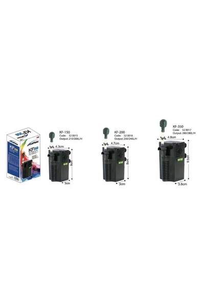 Dophin KF/200 Akvaryum İç Filtre 180 L/s ürün görseli 1