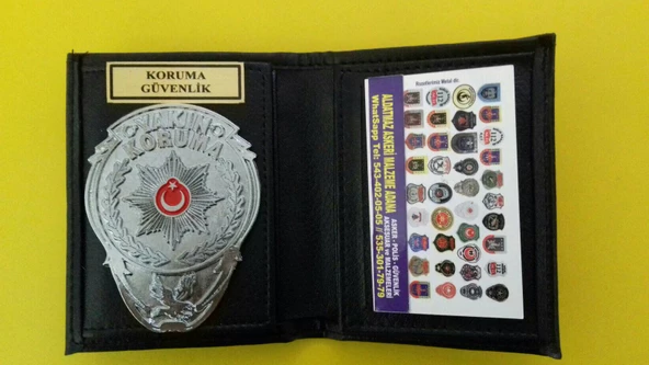Yerlı Uretım,Harıka Tasarım-Yakın Koruma Rozetli Cüzdanı,Al.Sadece Yakın Koruma Görevlisi Sipariş Verebilir.Sivile Satılmaz. ürün görseli 1