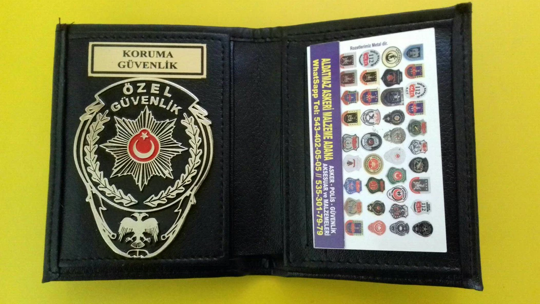 Özel Güvenlik Rozetli Cüzdanı Al.Sadece Özel Güvenlik Görevlisi Sipariş Verebilir.Sivile Satılmaz. ürün görseli 1