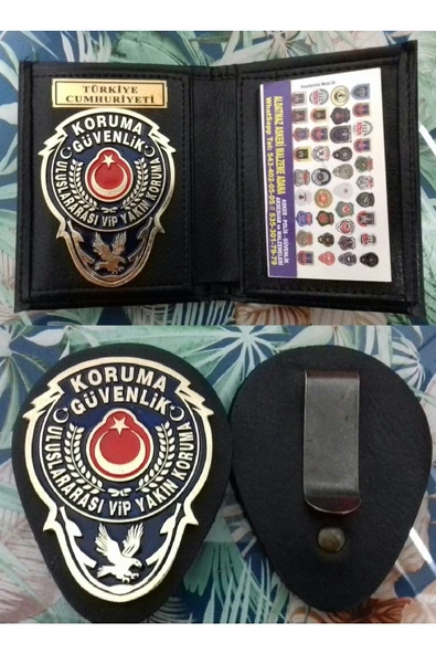 SEÇ BEĞEN AL.YAKIN KORUMA ROZETLİ CÜZDANI v KEMER ROZETİ SATINAL.SIVILE SATILMAZ. ürün görseli 1