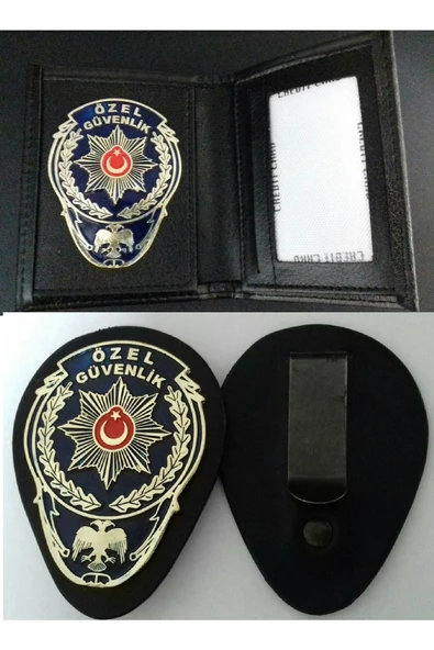 ÖZEL GÜVENLİK ROZETLİ CÜZDANI ve KEMER ROZETİ SATINAL-SIVILE SATILMAZ. ürün görseli 1