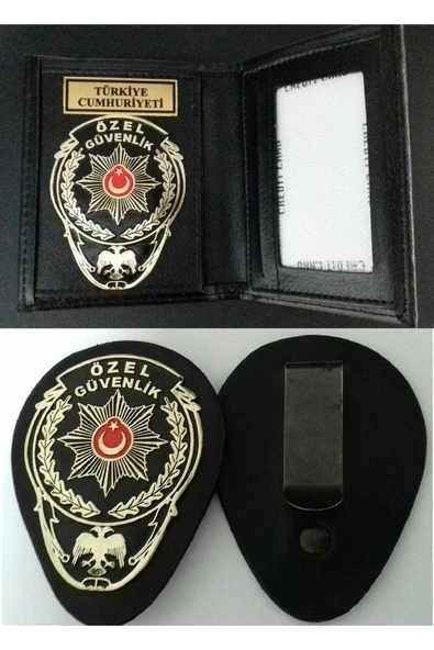 YERLİ ÜRETİM.ÖZEL GÜVENLİK ROZETLİ CÜZDANI ve KEMER ROZETİ SATINAL-SIVILE SATILMAZ. ürün görseli 1
