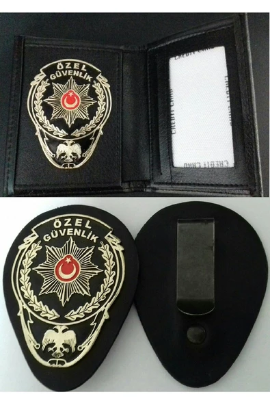 ÖZEL GÜVENLİK ROZETLİ CÜZDANI ve KEMER ROZETİ SATINAL-SIVILE SATILMAZ. ürün görseli 1