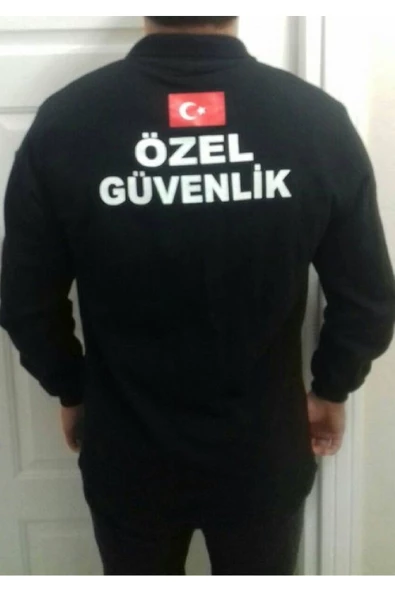 UZUN KOL,SİYAH RENK,ÖZEL GÜVENLİK TİŞÖRT SATINAL.SIVILE SATILMAZ. ürün görseli 1