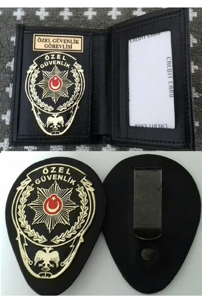 ÖZEL GÜVENLİK ROZETLİ CÜZDANI ve KEMER ROZETİ SATINAL-SIVILE SATILMAZ. ürün görseli 1