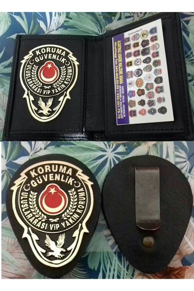 KLAS.YAKIN KORUMA ROZETLİ CÜZDANI v KEMER ROZETİ SATINAL.SIVILE SATILMAZ. ürün görseli 1
