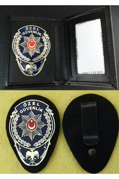 ÖZEL GÜVENLİK ROZETLİ CÜZDANI ve KEMER ROZETİ SATINAL-SIVILE SATILMAZ. ürün görseli 1