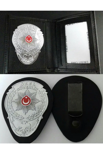 ÖZEL GÜVENLİK ROZETLİ CÜZDANI ve KEMER ROZETİ SATINAL-SIVILE SATILMAZ. ürün görseli 1