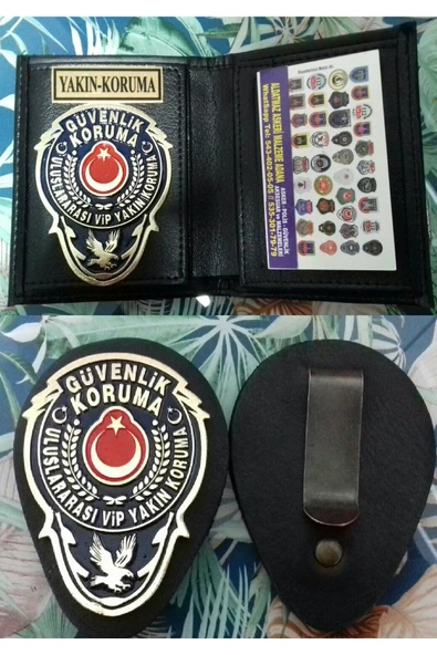KEŞFET.YAKIN KORUMA ROZETLİ CÜZDANI v KEMER ROZETİ SATINAL.SIVILE SATILMAZ. ürün görseli 1