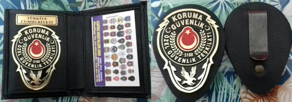 Özel Güvenlik Rozetli Cüzdanı ve Kemer Rozeti Satınal.Sadece Özel Güvenlik Sipariş Verebilir. ürün görseli 1