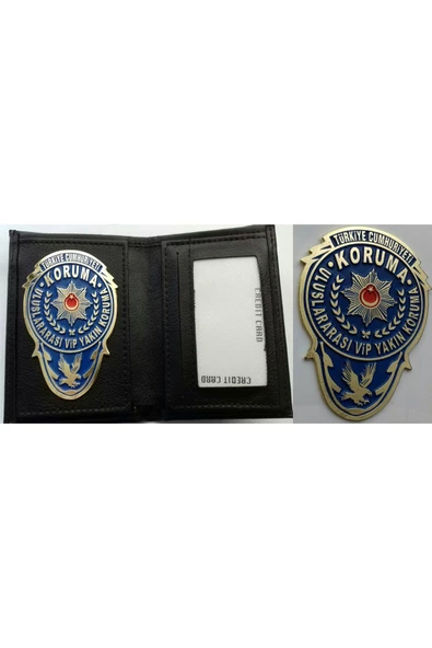 YENI NESİL.YAKIN KORUMA ROZETLİ CÜZDANI v +1 ADET ROZET SATINAL-SIVILE SATILMAZ. ürün görseli 1