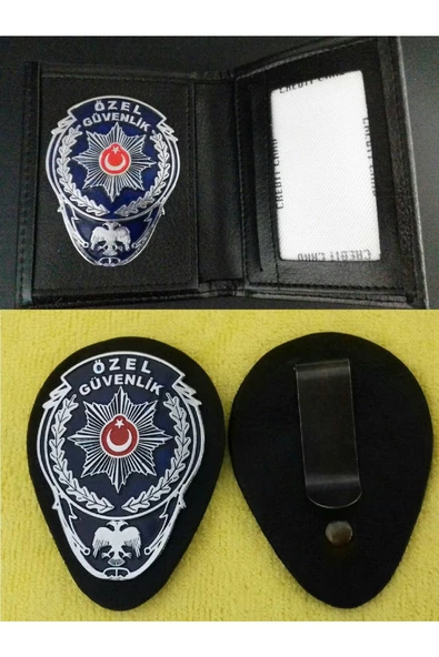 ÖZEL GÜVENLİK ROZETLİ CÜZDANI ve KEMER ROZETİ SATINAL-SIVILE SATILMAZ. ürün görseli 1