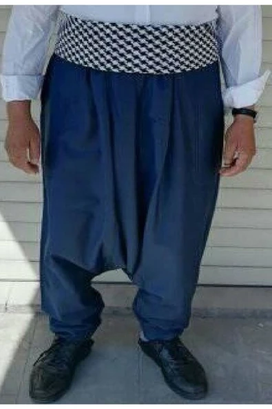 ADANA ŞALVARI HARIKA.LACİVERT RENK,ORJİNAL ADANA ŞALVARI+PUŞİ AL.ŞALVAR İÇİN,BOY.KİLO MSJ ATINIZ ürün görseli 1