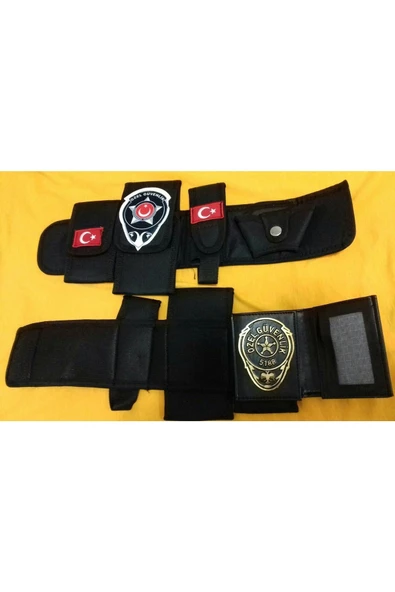 Özel Güvenlik Tesisat Bel Kılıfı V Özel Güvenlik Rozetli Cüzdanı Satınal.sivile Satılmaz. ürün görseli 1