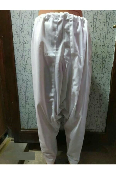 Beyaz Renk,uçkurlu Orjinal,adana Şalvarı,giyecek Olan Kişi Için,lütfen Boy,kıloyu Msj Atınız ürün görseli 1
