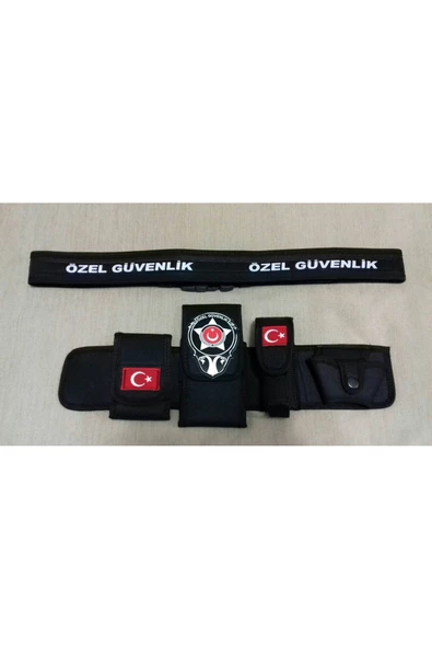 Klas Tasarım Güvenlik Gorevlisi Bel Kılıfı Ve Kemeri ürün görseli 1