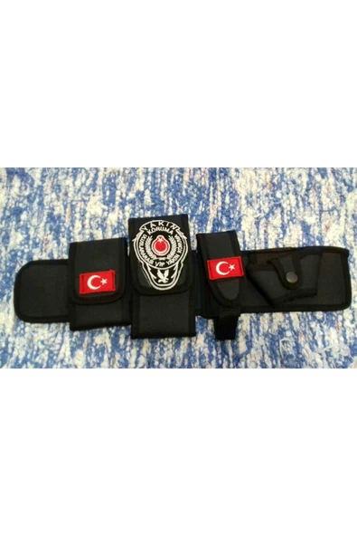 YAKIN KORUMA BEL KILIFI,+1 AD PALASKA,YAKIN KORUMA ROZETLİ CÜZDANI -SIVILE SATILMAZ. ürün görseli 1
