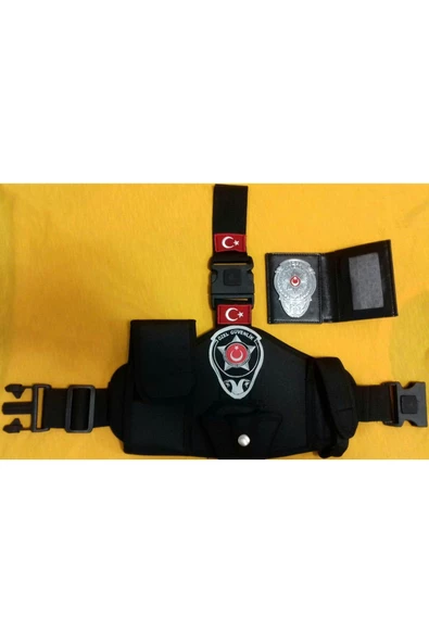 ÖZEL GÜVENLİK TESİSAT BACAK KILIFI ve ÖZEL GÜVENLİK ROZETLİ CÜZDANI SATINAL-SİVİLE SATILMAZ. ürün görseli 1