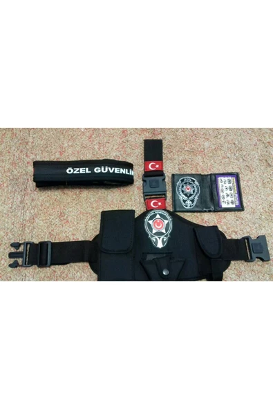 ÖZEL GÜVENLİK BACAK KILIFI+ÖZEL GÜVENLİK CÜZDANI+ÖZEL GÜVENLİK PALASKASI SATINAL. ürün görseli 1
